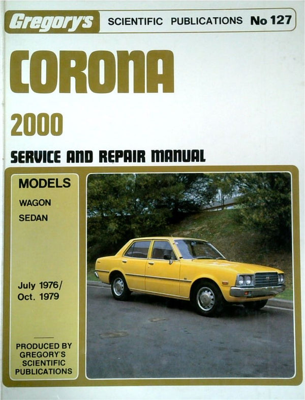 Toyota Corona 2000 Service and Repair Manual