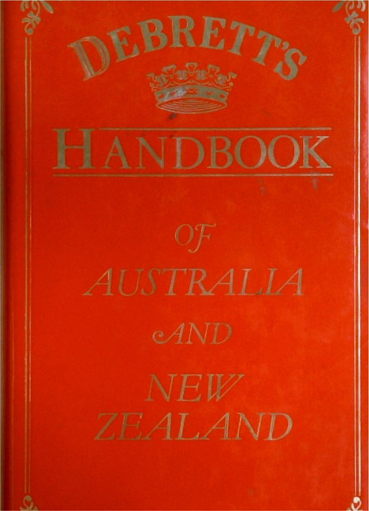 DebrettÕs Handbook of Australia and New Zealand
