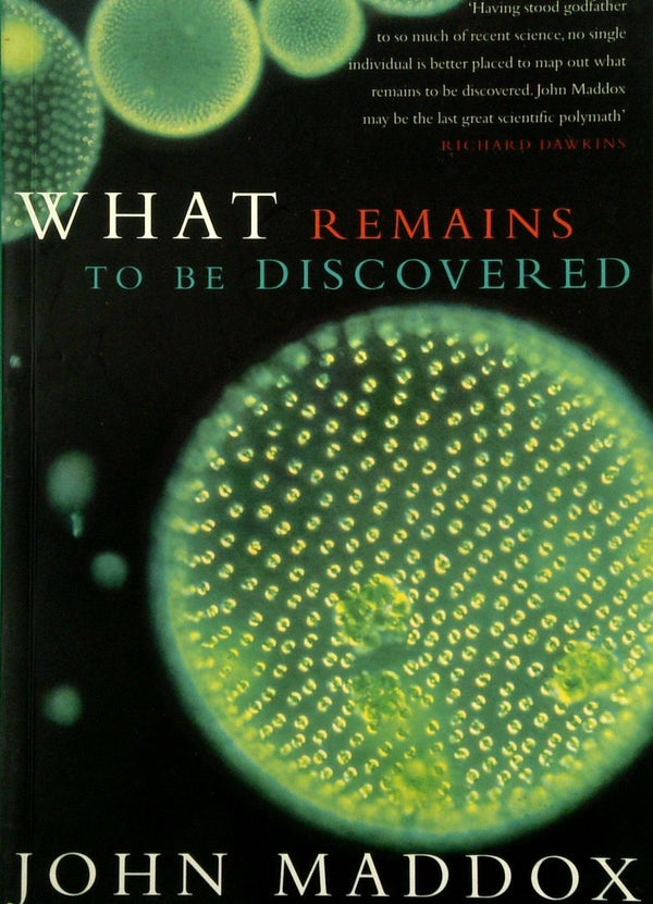 What Remains to be Discovered