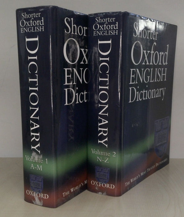 Shorter Oxford English Dictionary (2 Volume Set)