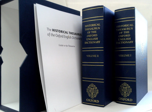 Historical Thesaurus Of The Oxford English Dictionary (Two-Volume Set)