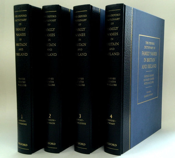 The Oxford Dictionary Of Family Names In Britian And Ireland (Four-Volume Set)