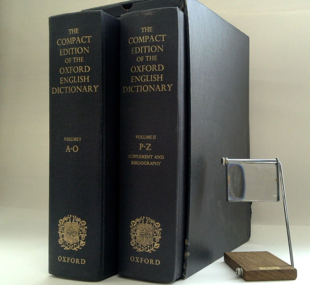 The Compact Edition Of The Oxford English Dictionary: Complete