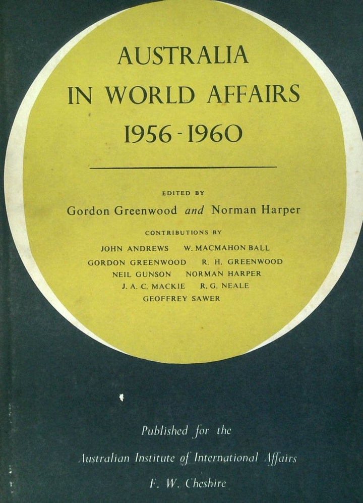 Australia In World Affairs 1956-1960