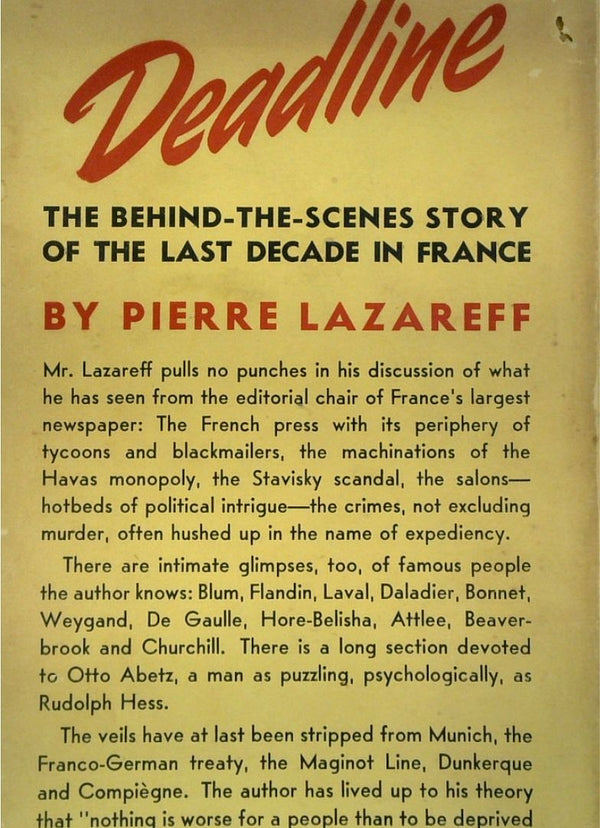 Deadline: The Behind-The-Scenes Story Of The Last Decade In France