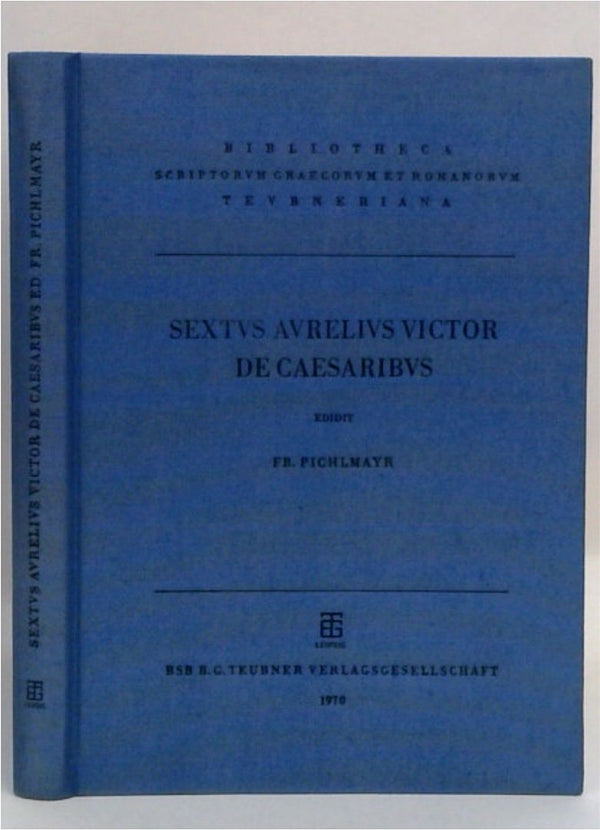 Liber de Caesaribus. Praecedunt Origo gentis Romanae et Liber de viris illustribus urbis Romae. Subsequitur Epitome de Caesaribus