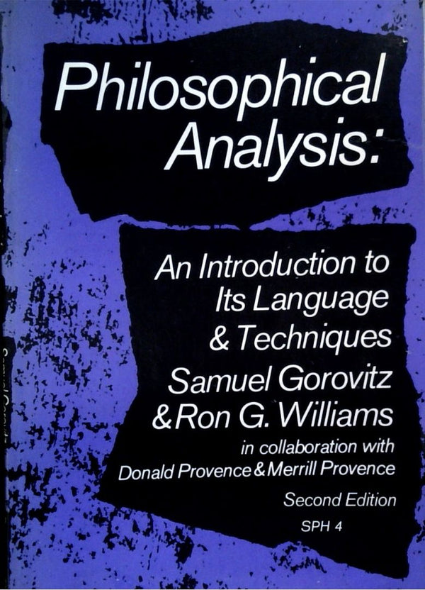 Philosophical Analysis: An Introduction to Its Language & Techniques
