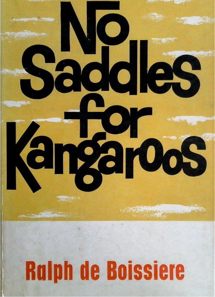 No Saddles for Kangaroos