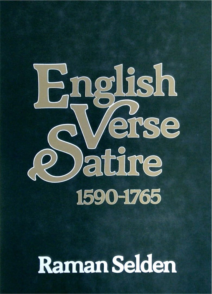 English Verse Satire 1590-1765