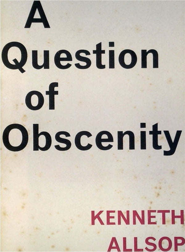 A Question of Obscenity