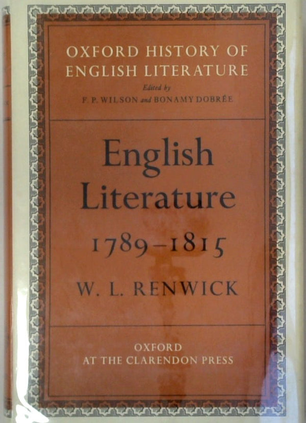Oxford History of English Literature 1789-1815