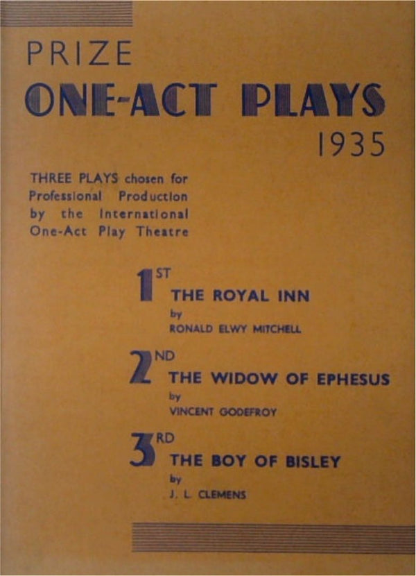 Prize One-Act Plays 1935