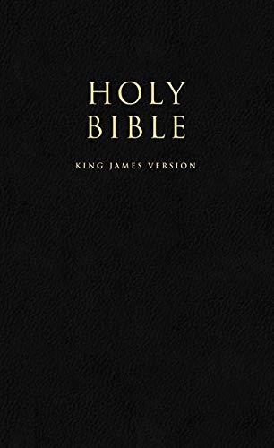 HOLY BIBLE: King James Version (KJV) Popular Gift & Award Black Leatherette Edition