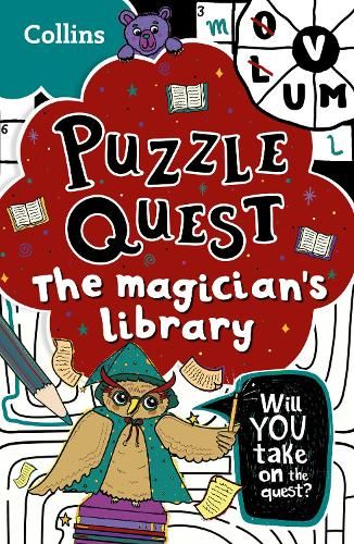 The Magician's Library: Solve more than 100 puzzles in this adventure story for kids aged 7+ (Puzzle Quest)