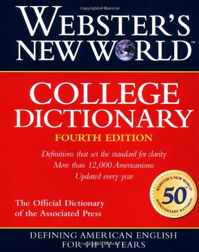 Webster's New World College Dictionary, (Cloth Plain Edged)