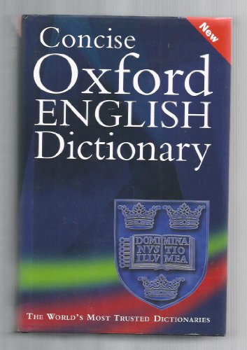 Concise Oxford English Dictionary