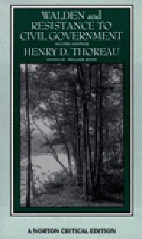 Walden and Resistance to Civil Government