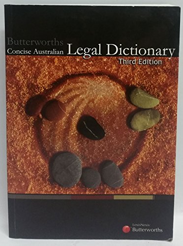 Butterworth's Concise Australian Legal Dictionary