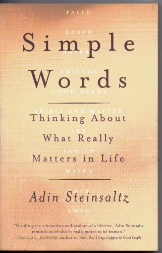 Simple Words: Thinking About What Really Matters in Life