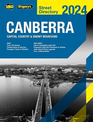 Canberra Capital Country & Snowy Mountains Street Directory 2024 28th