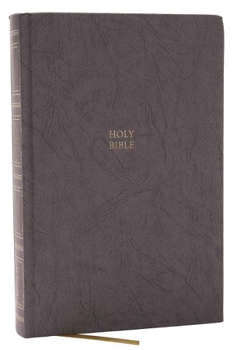 KJV Holy Bible: Paragraph-style Large Print Thinline with 43,000 Cross References, Gray Hardcover, Red Letter, Comfort Print: King James Version
