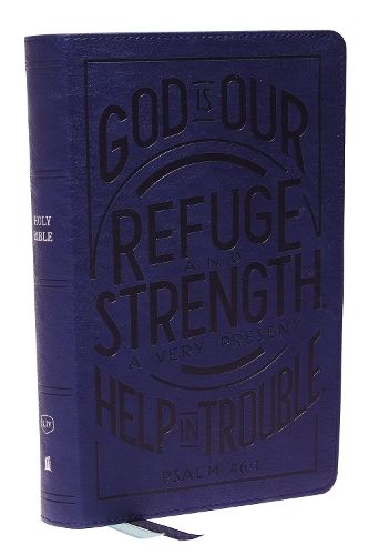 KJV Holy Bible: Personal Size with Cross References, Blue Leathersoft, Red Letter, Comfort Print: King James Version (Verse Art Cover Collection)