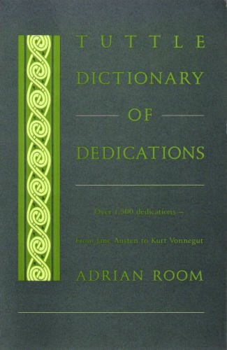 Dictionary of Dedications