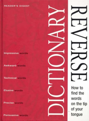 Reader's Digest Illustrated Reverse Dictionary