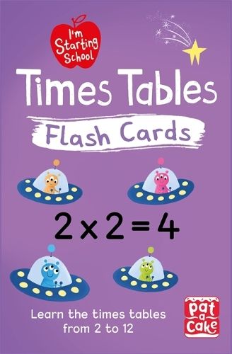 I'm Starting School: Times Tables Flash Cards: Essential flash cards for times tables from 1 to 12