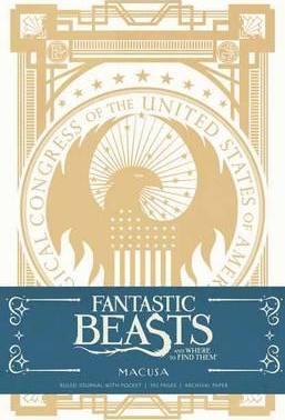 Fantastic Beasts and Where to Find them: MACUSA Hardcover Ruled Journal