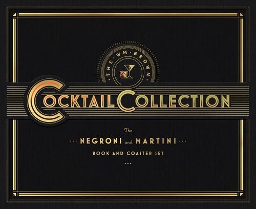 The Wm Brown Cocktail Collection: The Negroni and The Martini: Book and Coaster Set