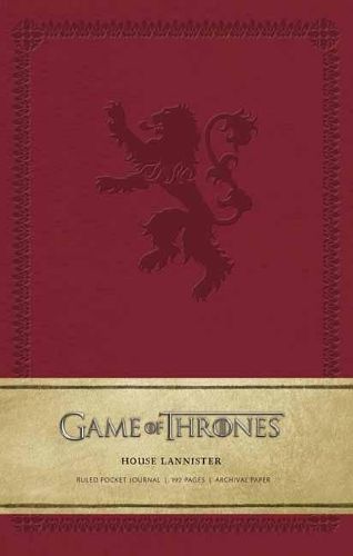 Game of Thrones: House Lannister Ruled Pocket Journal