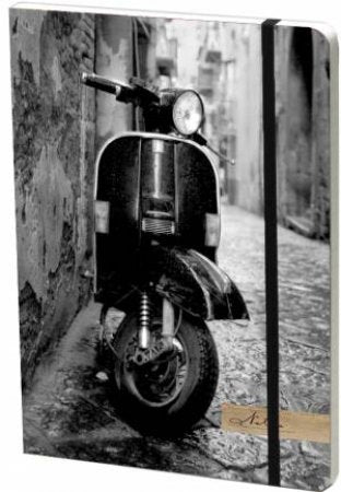 Elastic Journal Large: Italian Scooter