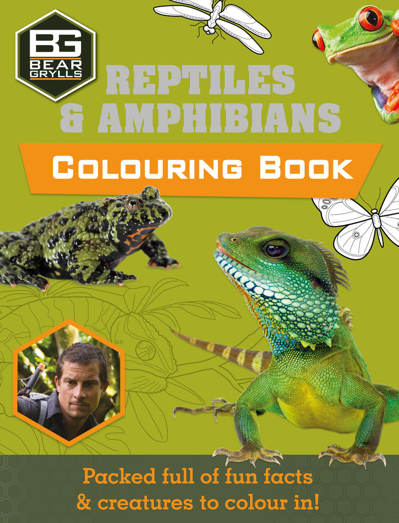 Bear Grylls Colouring Books: Reptiles