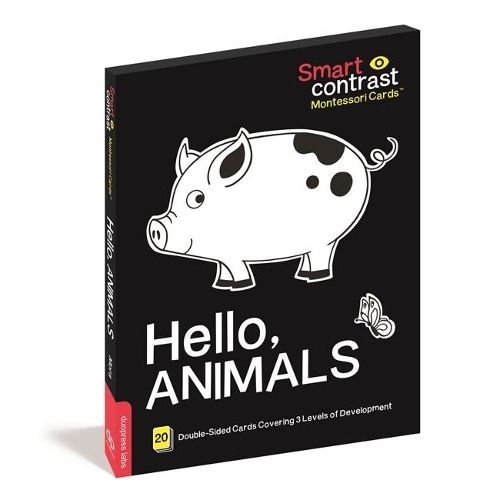 SmartContrast Montessori Cards (R): Hello, Animals