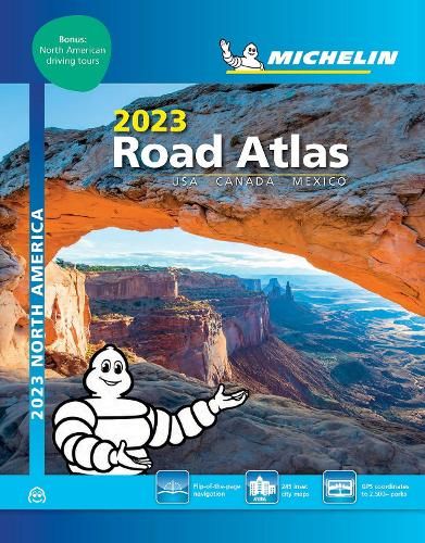 Road Atlas 2023 - USA, Canada, Mexico (A4-Spiral)