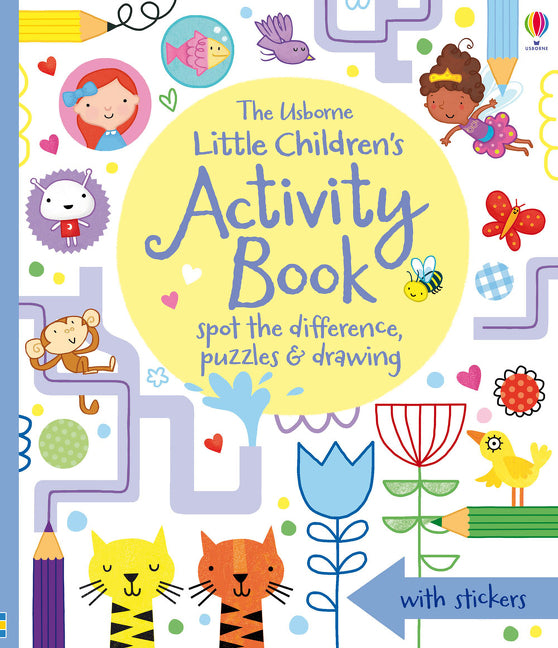 Little Children's Activity Book spot-the-difference, puzzles and drawing