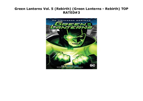 Green Lanterns Vol. 5 (Rebirth)