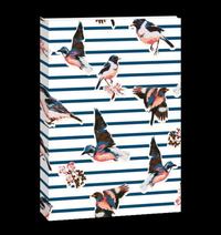 Flexi Journal Birds with Stripes