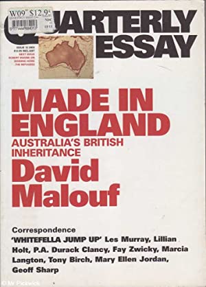 Made in England: Australia's British Inheritance: Quarterly Essay 12