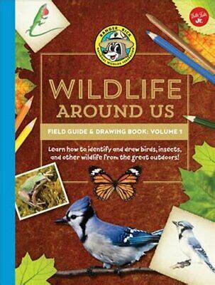 Ranger Rick's Wildlife Around Us Field Guide & Drawing Book: Volume 1: Learn how to identify and draw birds, insects, and other wildlife from the great outdoors!