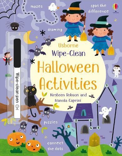 Wipe-Clean Halloween Activities