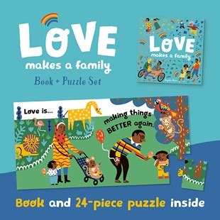 Love Makes a Family Book and Puzzle Set