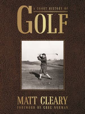 A Short History of Golf
