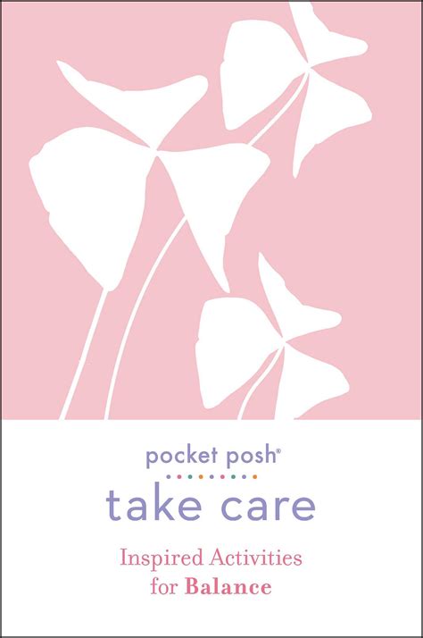 Pocket Posh Take Care, Inspired Activities for Balance