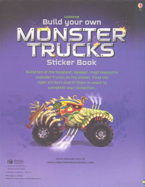 Build Your Own Monster Trucks Sticker Book